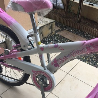 【6段変速】子供用自転車ピンク22インチ【近隣配送可】の画像