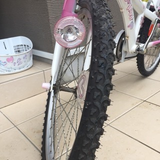 【6段変速】子供用自転車ピンク22インチ【近隣配送可】の画像