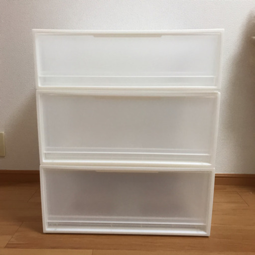 無印良品／ポリプロピレン収納ケース3点セット