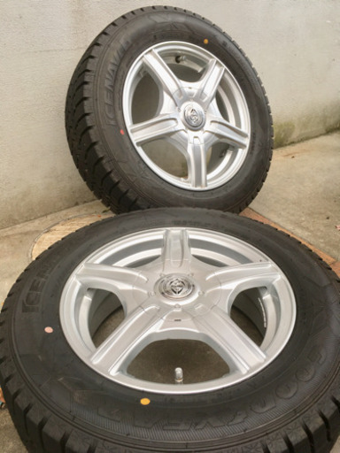 美品 スタッドレス 185/65R14 バリ山 4本