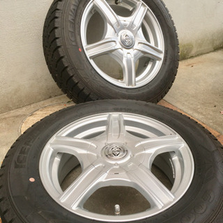 美品 スタッドレス 185/65R14 バリ山 4本