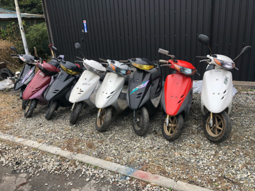 大量入荷しました‼️格安販売‼️3万〜給料日払い ご相談乗ります‼️ 原付 スクーター  50cc ライブディオ スーパーディオ ZX  AF27 AF34