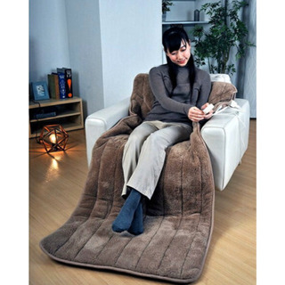 美品！らく寝ぼう　電気ねころびマット2016年製　電気毛布の画像