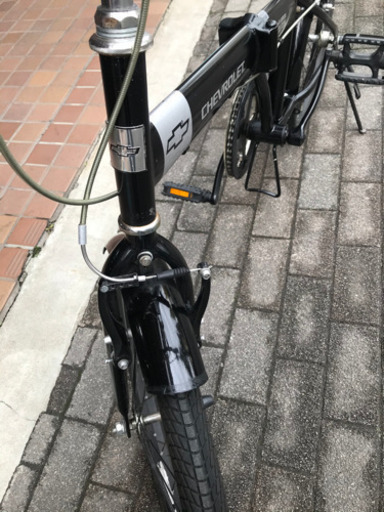 シボレー　20インチ　折り畳み自転車　ブラック