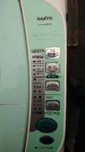 洗濯機です。SANYO  ASW-42S8(W)