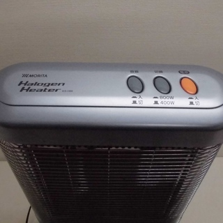 MORITA ハロゲンヒーター 電気ストーブ KS-H86 800W 首振り機能付き 動作OK 中古品 JM5529)【取りに来られる方限定】の画像