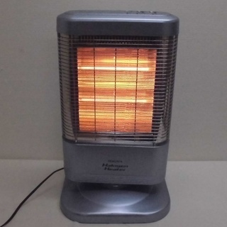 MORITA ハロゲンヒーター 電気ストーブ KS-H86 800W 首振り機能付き 動作OK 中古品 JM5529)【取りに来られる方限定】の画像