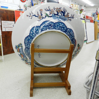 夢右エ門窯作 大皿 93㎝ 飾り皿 ☆ PayPay(ペイペイ)決済可能 ☆ 札幌市 北区 屯田 夢右エ門窯作 大皿 93㎝ 飾り皿 ☆ PayPay(ペイペイ)決済可能