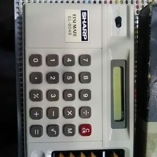 SHARP・そろばん電卓ソロカルデッドストック新品未使用レア物の画像