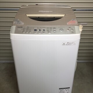 東芝　洗濯機　9kg　2014年製　AW-9SD2M(N)　中古品5684