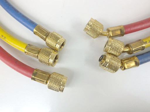 大幅値下げ！ Asada YELLOW JACKET マニホールド R-404A R-407C R-507 R-134a ホース ジョイント バルブ セット ￥18,000-