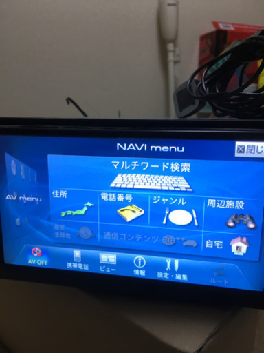 ダイハツ純正ナビ　サイバーナビ　nhzp-w63d