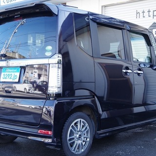 ★オートローンのご相談はくるまのミツクニへ！！★自社ローン専門中古車販売店！！　ホンダ　N　BOXカスタム　G　SSパッケージの画像