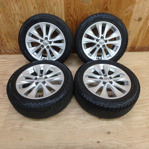トヨタ アルファード ヴェルファイア 20系 235/50Ｒ18 ホイール スタッドレス タイヤ セット ブリジストン ブリザック 18インチ 車 ワゴン車 中古品 宮城