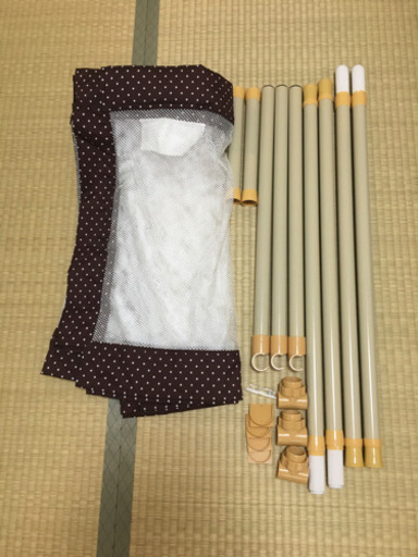 とおせんぼ　XL 日本育児　ブラウンドット