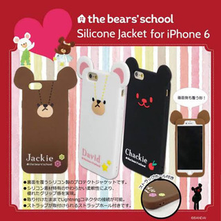 iPhone6S/6 ジャッキー　くまのがっこう シリコンケース  