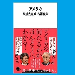 アメリカ　橋爪 大三郎 大澤 真幸 　河出新書【ゆうメール可】