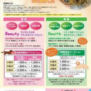 ペットサロン高濃度炭酸泉《初回無料キャンペーン》