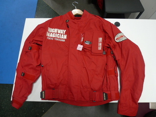 バイクジャケット　YB-5101　L　赤　USED　新店舗開店セール