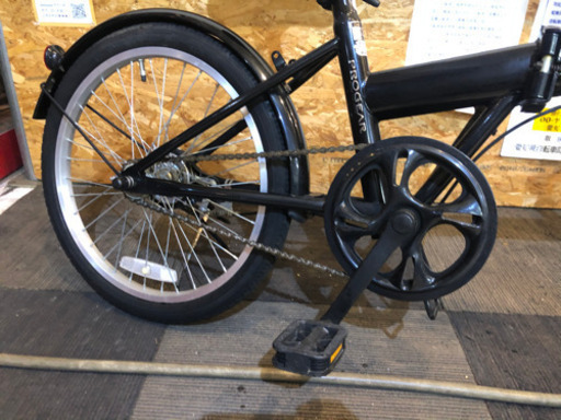 20インチ 折りたたみ自転車　ブラック