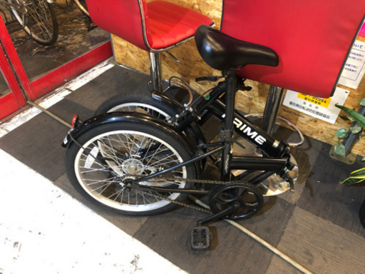 20インチ 折りたたみ自転車　ブラック