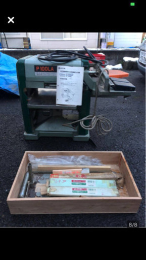 値下げしました‼️美品 付属品多数 日立 自動カンナ P100LA 替え刃 フットペダル 状態いいです