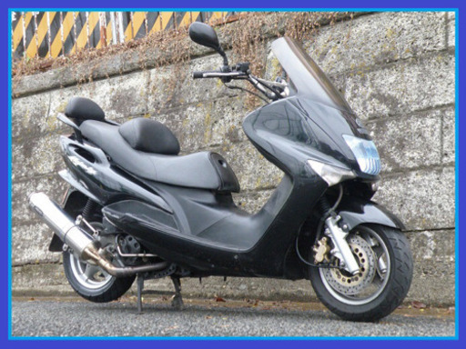 【御成約有難う御座いました】☆社外バ-ハン&ジキルマフラ-!綺麗絶好調 マジェスティ125FI水冷4スト排気音を調節出来るジキルマフラ-付&バーハン!LEDヘッドライト付です!