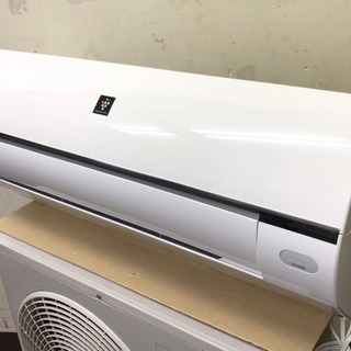 SHARP シャープ 8畳用 高濃度プラズマクラスター25000搭載 お掃除機能ルームエアコン AY-F25E 動作OK 2016 日焼け有り SHARP シャープ 8畳用 高濃度プラズマクラスター25000搭載 お掃除機能