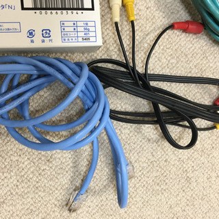 配線コード、延長コード、LANの画像