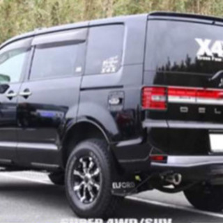 デリカ D5 クリムソンマーテルギアビースト ブラックポリッシュ タイヤ込み