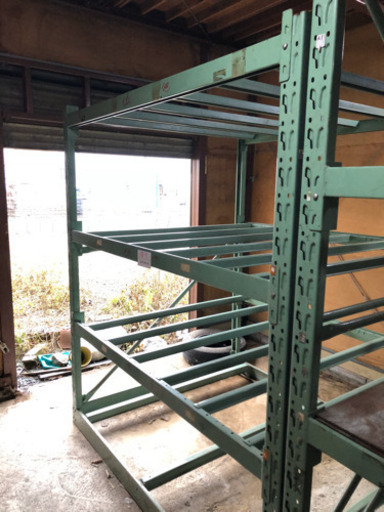 重量棚　スチール　棚　4段