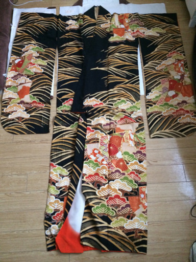 値下げ！着物 振袖セット 成人式 結婚式■丹後ちりめん■身丈165程■女性和服 レディース