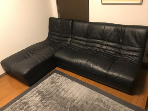 本革 ソファー L字