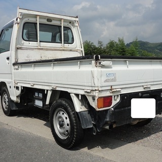 ☆彡４ＷＤ！５ＭＴ！エアコン！７万実走行！サンバートラック！実検２年１０月末迄！ の画像