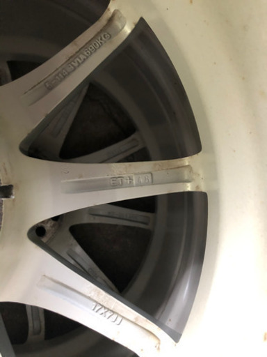 ブリザック225/65R17 7J×17 114.3-5H