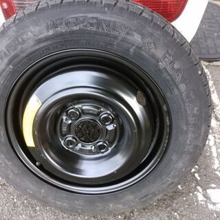 テンパータイヤ　応急用スペアタイヤ　T115/90D13 フィッ...
