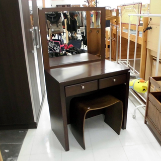 格安! 大型ドレッサー 幅75cm×奥行48cm×高さ133cm...