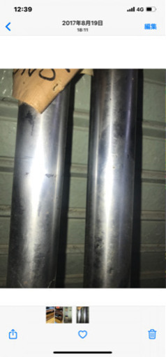 RD最終型　フロントフォーク