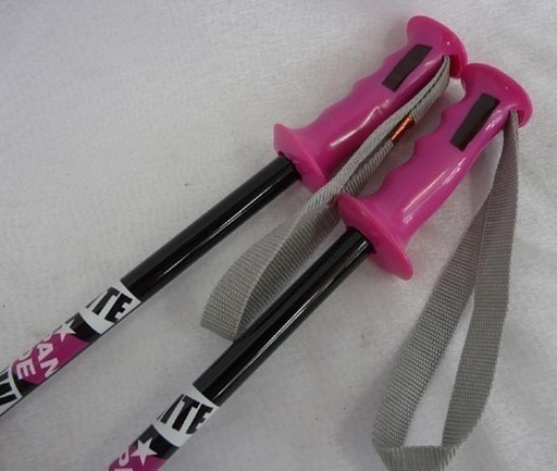 19Y0419 6S6 スキー Pure Conscious 120cm ビンディング MARKER ストック CHILD 95cm　中古