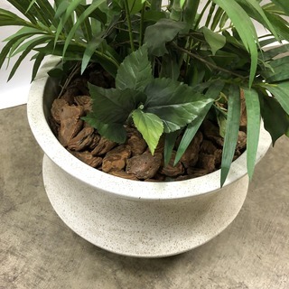 高級ホテル特注！フェイクグリーン 人工観葉植物 人工樹木 高さ200cm 鉢植え インテリア ディスプレイ 玄関 店舗 陶器製鉢植え⑲の画像