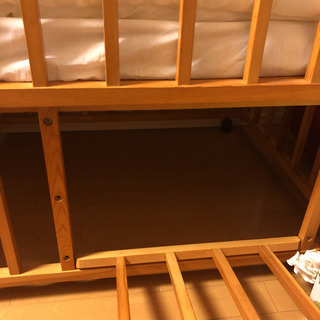 ベビーベッド　商談中の画像