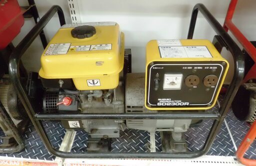 （引取限定）（戸畑本店）発電機　スズキ　SD2300R　中古品