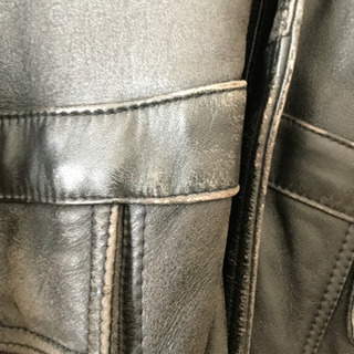 羊革(ラムスキン)メンズハーフコートの画像