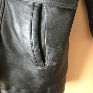 羊革(ラムスキン)メンズハーフコートの画像