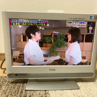 ◆値下げしました！◆16インチ液晶テレビ◆リモコン無し・09年製の画像