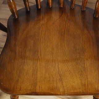 【柏木工】ヴィンテージ ダイニングチェア 椅子　アームチェア　アンティーク D レトロ ヴィンテージ 柏木工 古家具 椅子 ダイニングチェア アーム