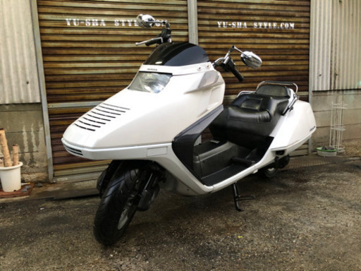 寒波到来応援セール！！ フュージョンX 実動！セル1発！純正ソファーシート！低走行19698km!! HONDA fusion 白