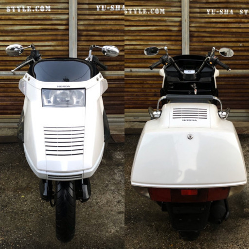 寒波到来応援セール！！ フュージョンX 実動！セル1発！純正ソファーシート！低走行19698km!! HONDA fusion 白