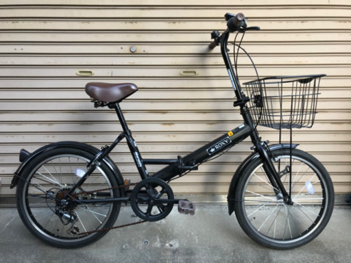 マルイシ 折り畳み自転車 ROXY ブラック