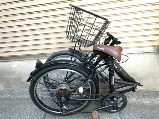 マルイシ 折り畳み自転車 ROXY ブラック